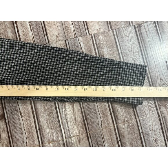 Rag & Bone slim fit plaid lined Shirt size M color black white NWOT - Picture 4 of 5